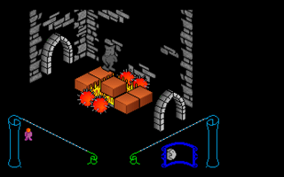 Knight Lore atari screenshot